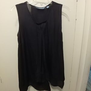 Sleeveless Navy Blue Blouse - Size M